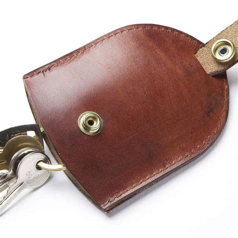 designer leather key pouch.